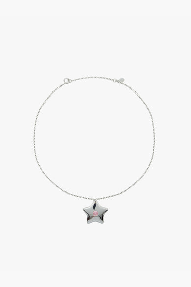 sandy liang SPARKLES 2.0 NECKLACE IN SILVER