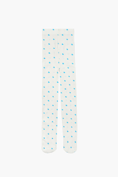 sandy liang TIGHTS IN BLUE BUNNY