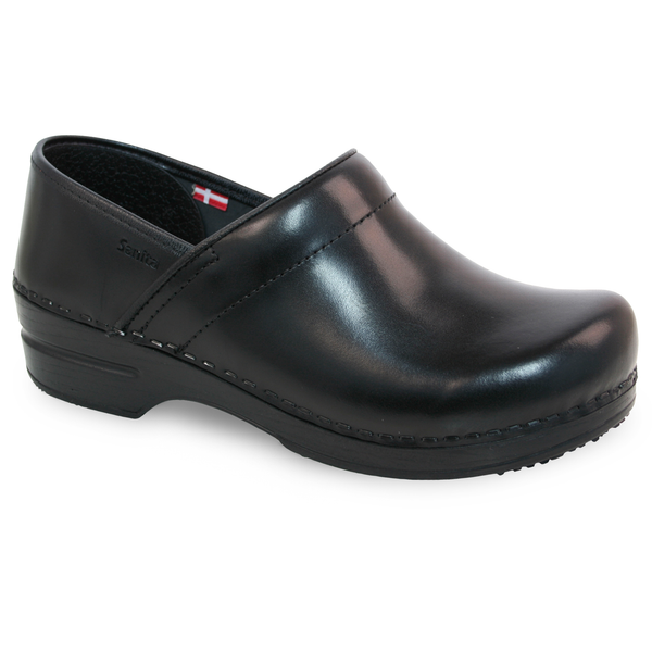 sanita Addison Women's Slip Resistant Clog in Black