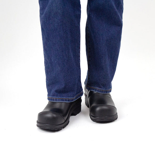 Sanita Dustin ESD Unisex Safety Steel Toe Clog In Black