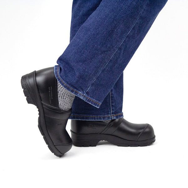 Sanita Dustin ESD Unisex Safety Steel Toe Clog In Black