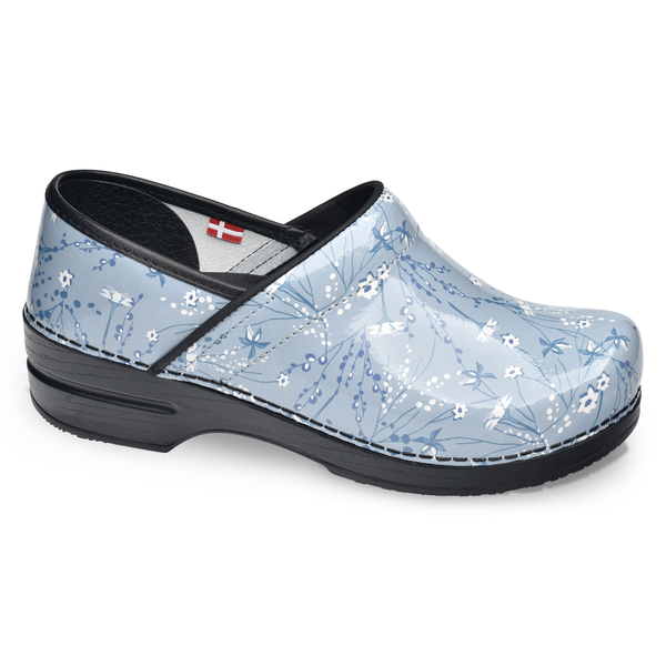 sanita Nightshade Women's Slip Resistant Clog in Light Blue