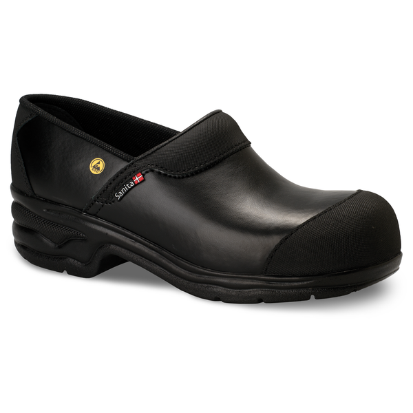 sanita Pro Light S3 Unisex Safety Steel Toe Clog in Black