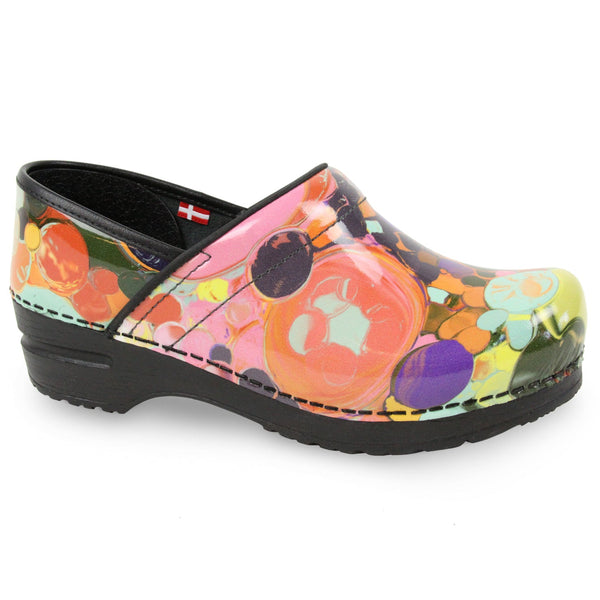 sanita Restin Women's Slip Resistant Clog in Multicolor