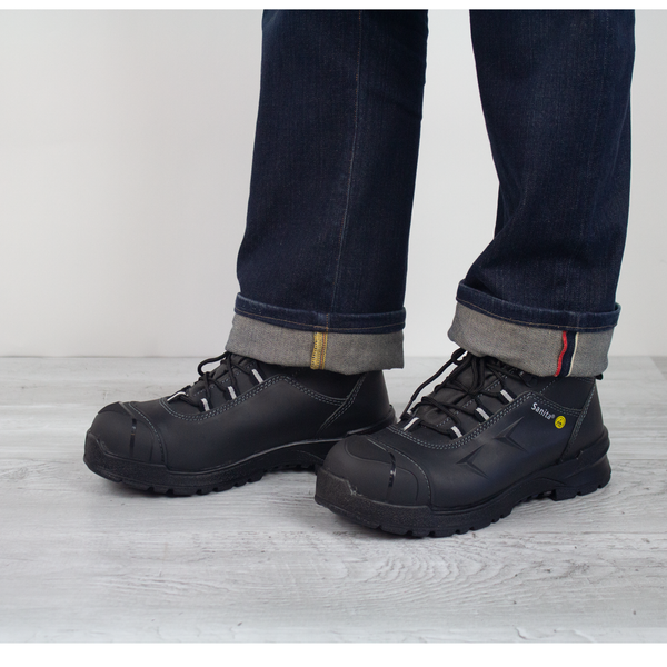 Sanita Anthrazite Unisex Safety Boot In Black