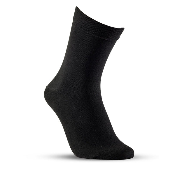 sanita Bamboo Crew Socks 4-Pack Unisex in Black
