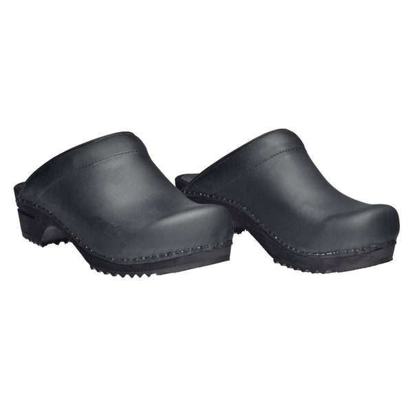 Sanita Chrissy Women's Wood Clog In Black