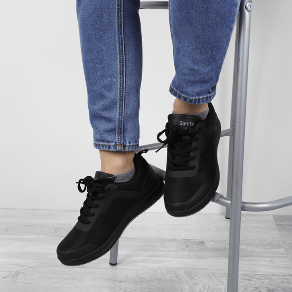 Sanita Concave Unisex Sneaker In Black