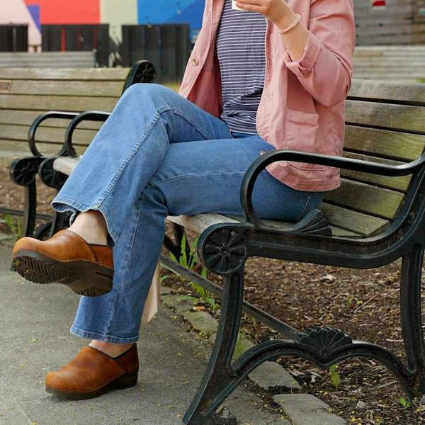 Sanita Errol Women's Clog In Cognac