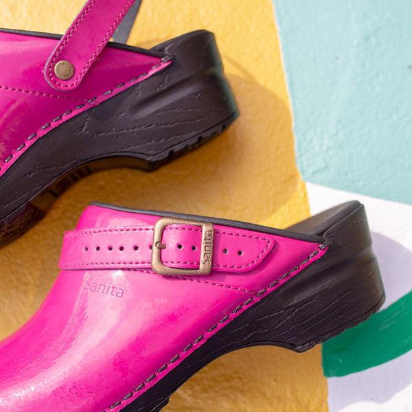 Sanita Estelle Women's Clog In Fuchsia