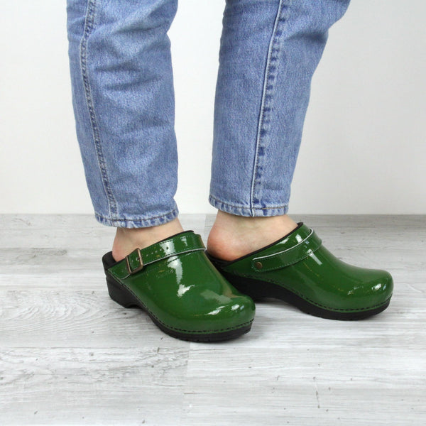 Sanita Estelle Women's Clog In Green