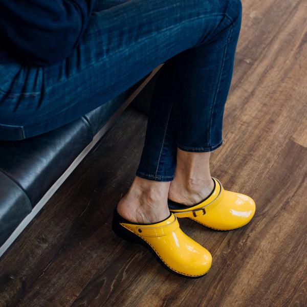 Sanita Estelle Women's Clog In Yellow