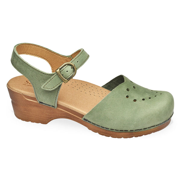sanita Heart Women's Sandal in Khaki