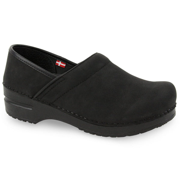 sanita Hinsdale Women's Vegan Clog in Black