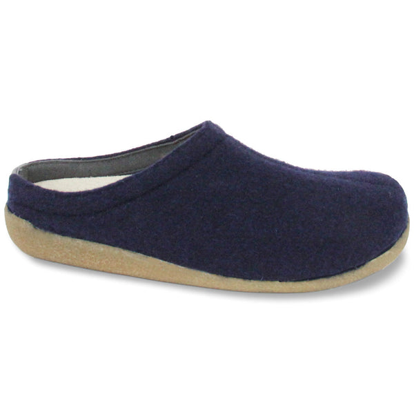 sanita Lodge Slide Unisex Slipper in Navy