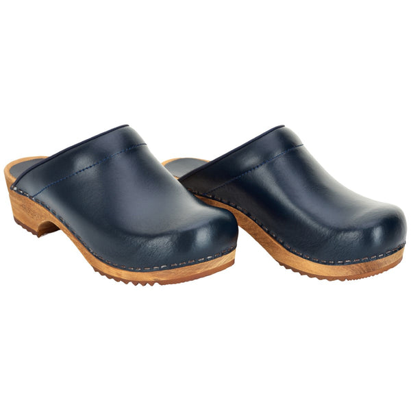 Sanita Lotte Women's Wood Clog In Blue
