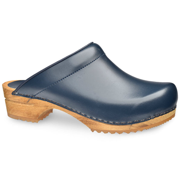 sanita Lotte Women's Wood Clog in Blue