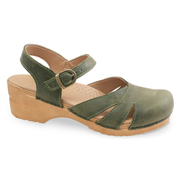 sanita Margrethe Women's Sandal in Khaki