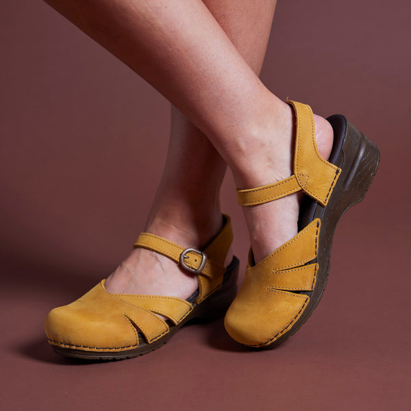 Sanita Margrethe Women's Sandal In Yellow