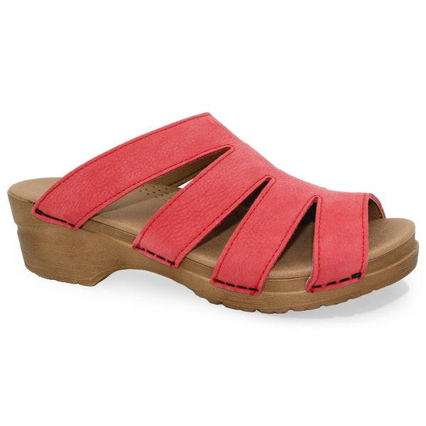 sanita Monika Women's Sandal in Coral