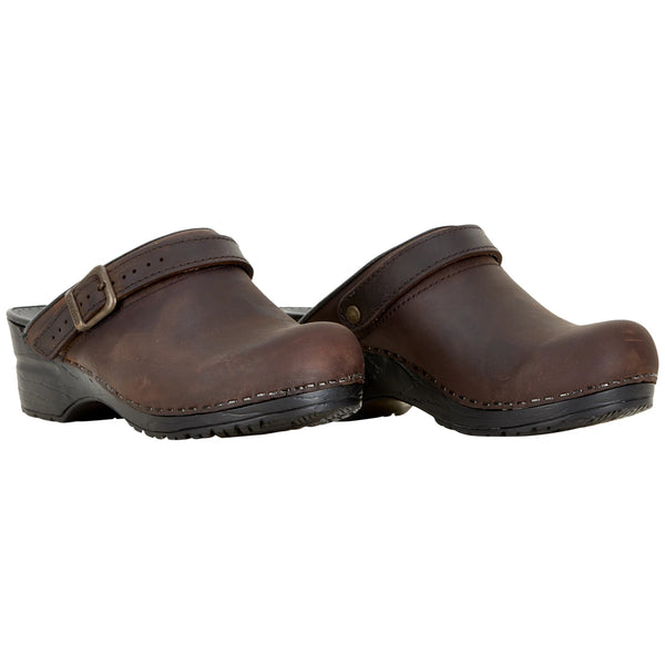 Sanita Morse Women's Clog In Antique Brown