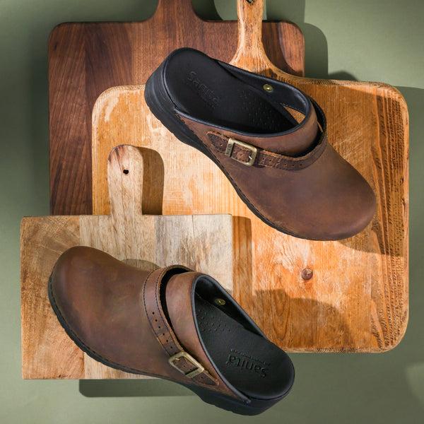 Sanita Morse Women's Clog In Antique Brown