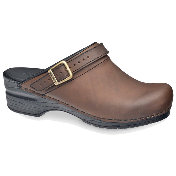 sanita Morse Women's Clog in Antique Brown