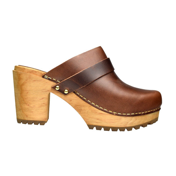Sanita Peleni Women's Wood Clog In Brown
