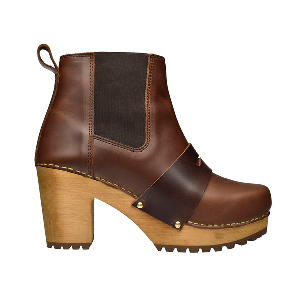 Sanita Penny Women's Wood Boot In Brown