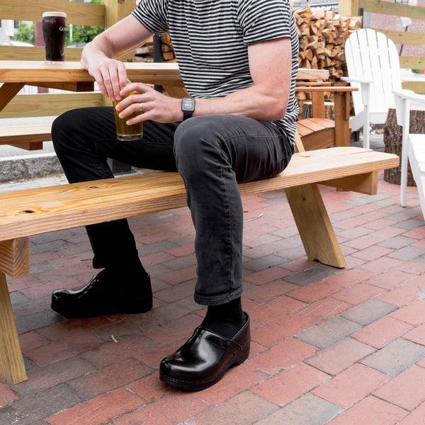 Sanita Pro. Cabrio Men's Clog In Black