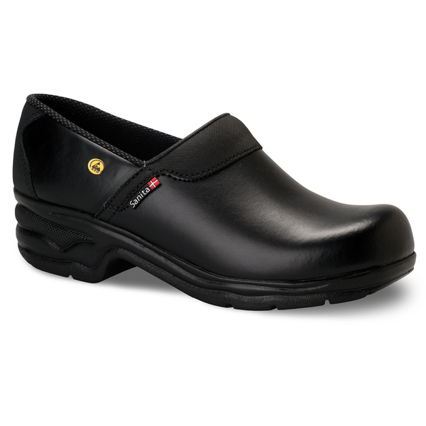 sanita Pro Light O2 Unisex Safety Clog in Black