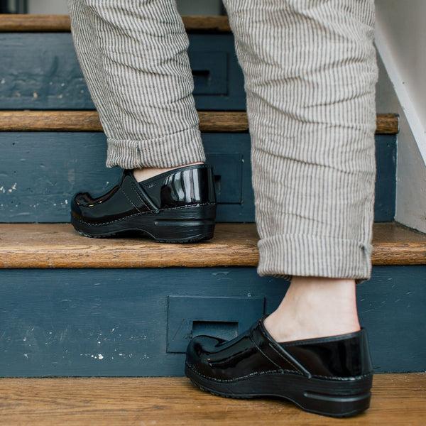 Sanita Pro. Patent Women's Clog In Black