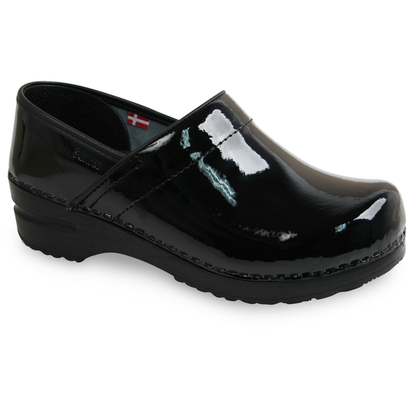 sanita Pro. Patent Women's Clog in Black