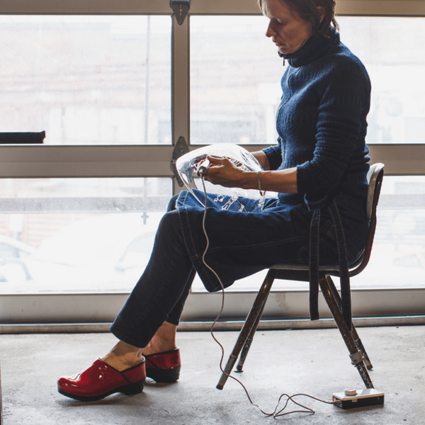 Sanita Pro. Patent Women's Clog In Red