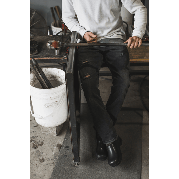 Sanita Pro. PU Men's Clog In Black