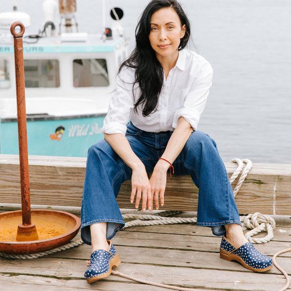 Sanita Roxbury Women's Clog In Blue