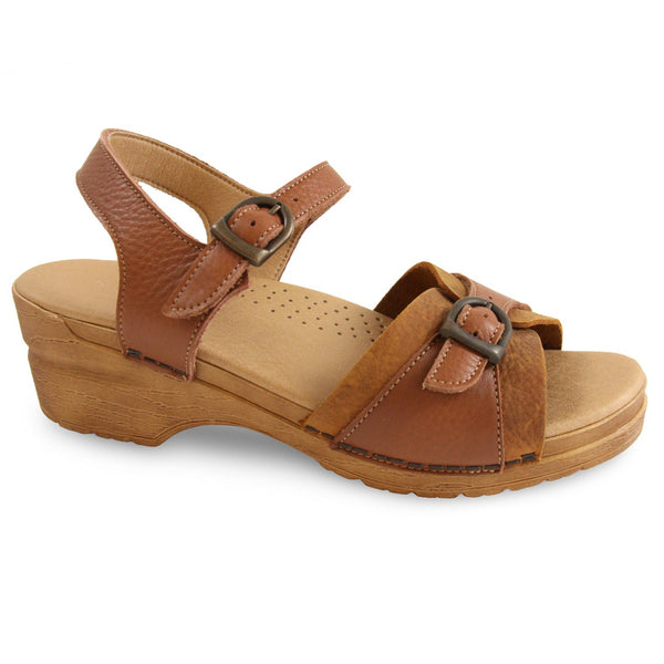 sanita Sorrento Women's Sandal in Chestnut