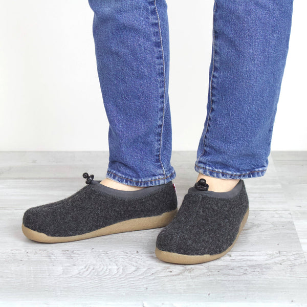 Sanita Stromo Unisex Slipper In Charcoal