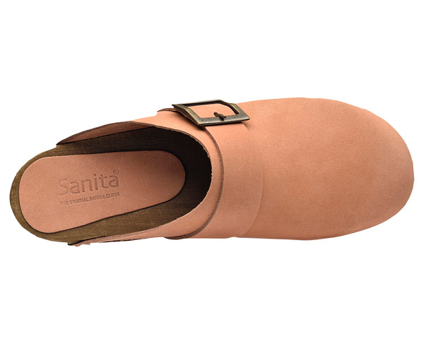 Sanita Urban Women's Wood Clog In Salmon
