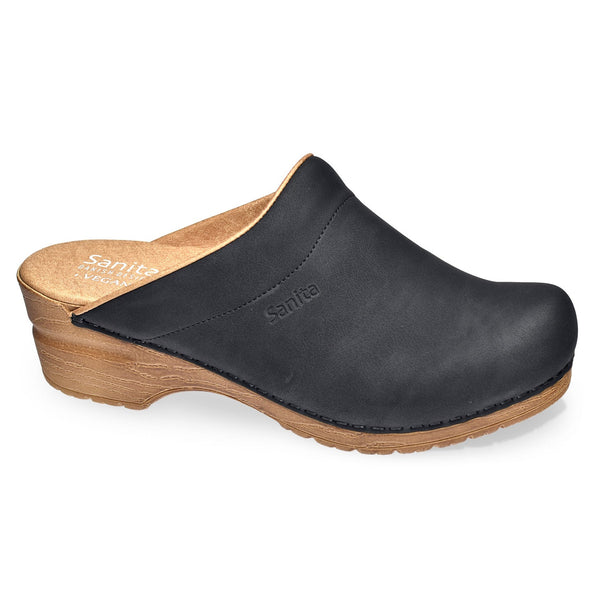 sanita Vegan Ellis Women's Clog in Black