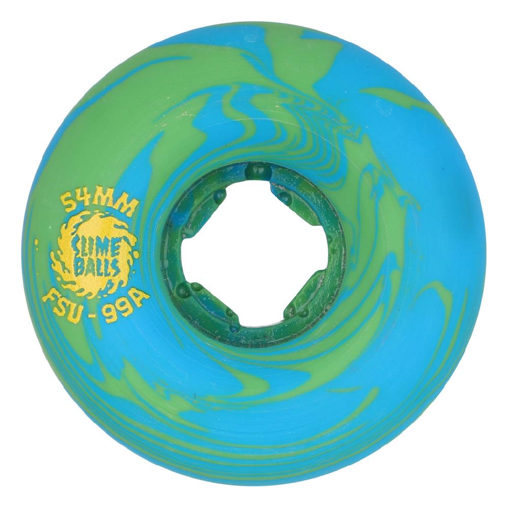 Santa Cruz Skateboards 54mm Greyson Fletcher Chubbies 99a Slime Balls Guest Skateboard Wheels