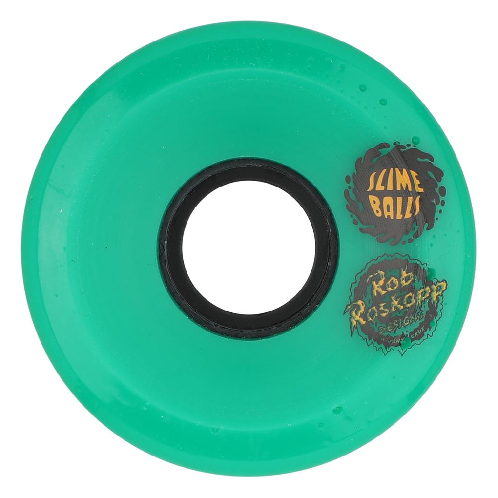 Santa Cruz Skateboards 60mm Roskopp Face Two Reissue 78a OG Slime Slime Balls Skateboard Wheels