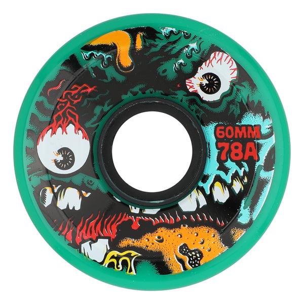 santa cruz skateboards 60mm Roskopp Face Two Reissue 78a OG Slime Slime Balls Skateboard Wheels santa cruz skateboards 60mm Roskopp Face Two Reissue 78a OG Slime Slime Balls Skateboard Wheels