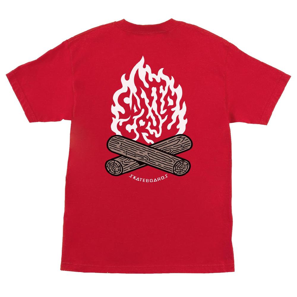 Santa Cruz Skateboards Campfire Mens Santa Cruz T-Shirt