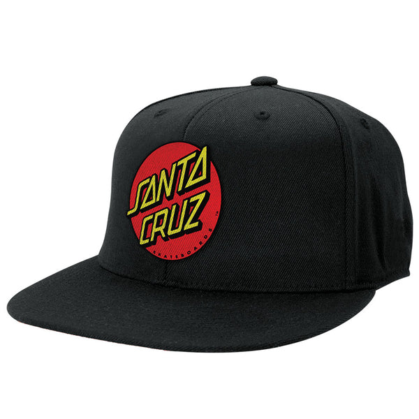 santa cruz skateboards Classic Dot Fitted Stretch High Profile Unisex Santa Cruz Hat
