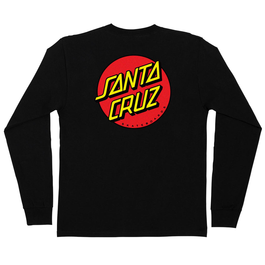 Santa Cruz Skateboards Classic Dot Mens Santa Cruz Longsleeve T-Shirt