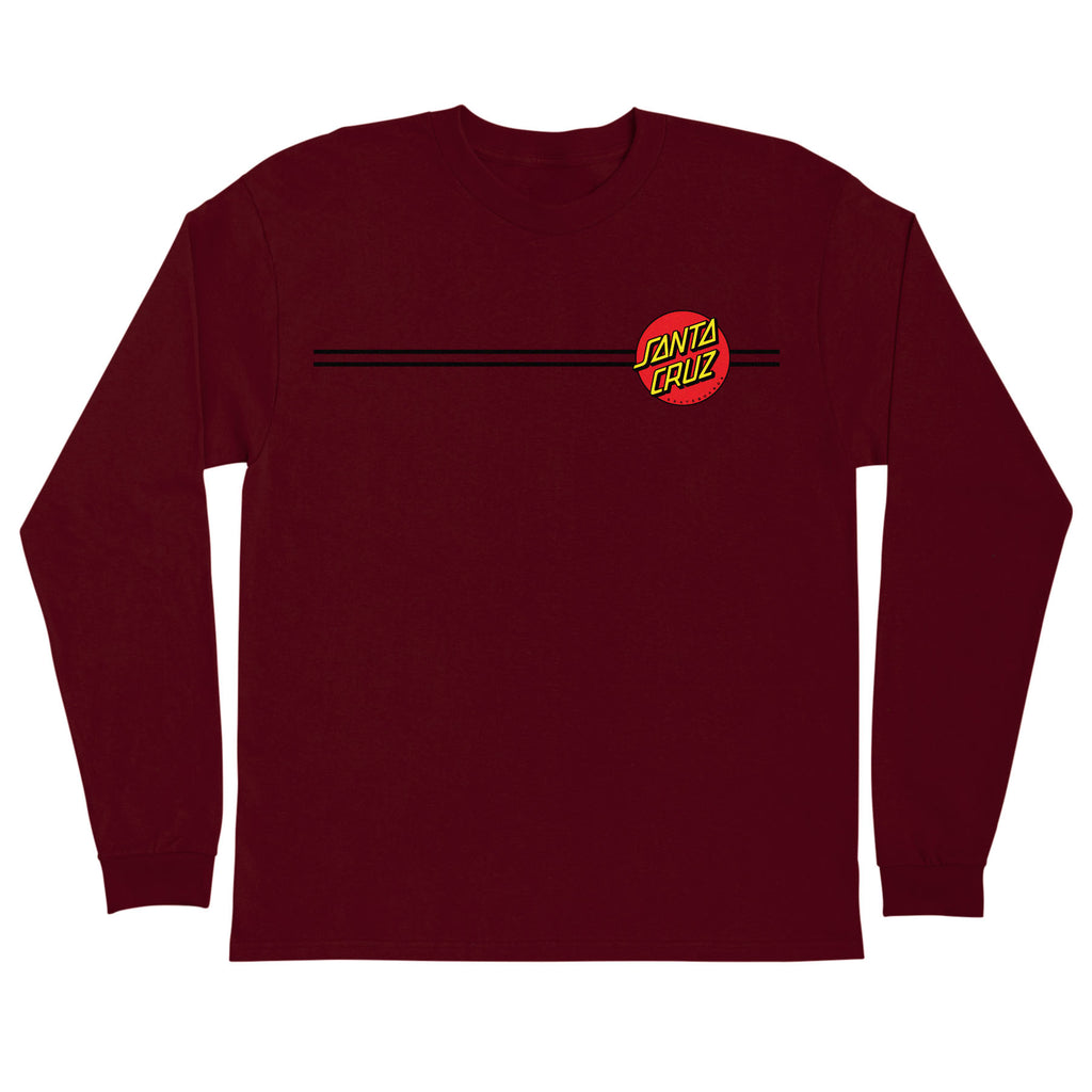 Santa Cruz Skateboards Classic Dot Mens Santa Cruz Longsleeve T-Shirt