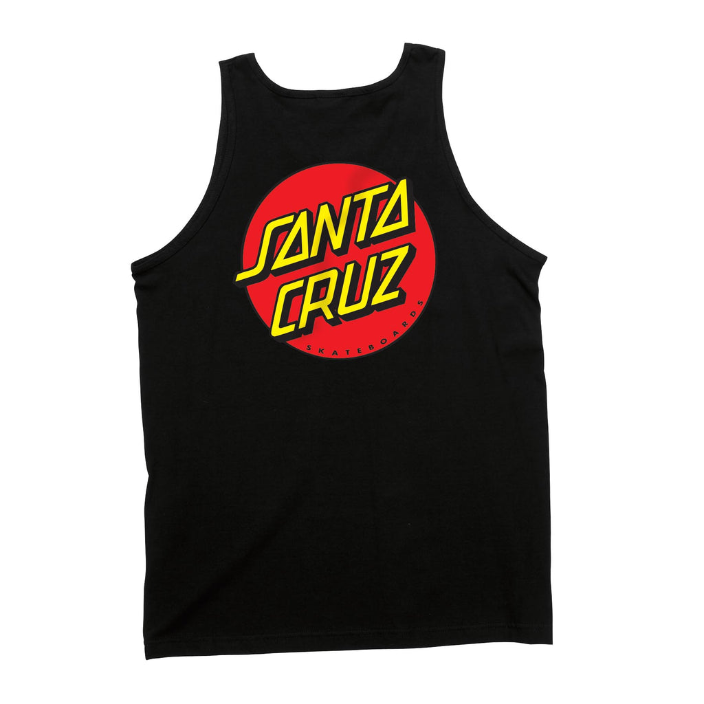 Santa Cruz Skateboards Classic Dot Mens Santa Cruz Tank