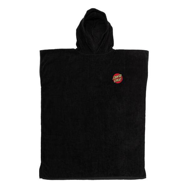 santa cruz skateboards Classic Dot Santa Cruz Hooded Towel Poncho