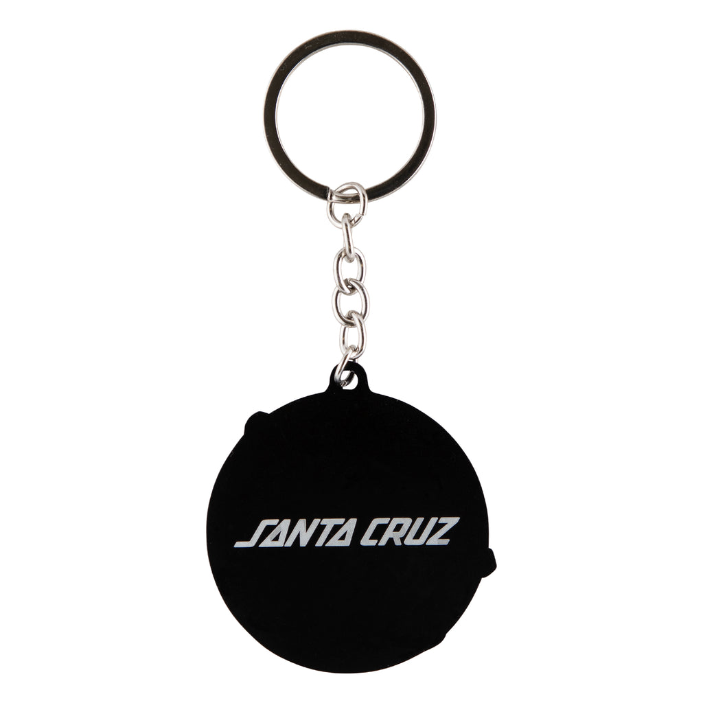 Santa Cruz Skateboards Classic Dot Santa Cruz Keychain